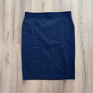 Ann Taylor Pinstripe Pencil Skirt